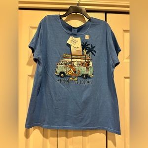 NWT Crazy Shirts Hawaii Adopt A Dog Tee T Shirt  Sz XL Surf Volkswagon …